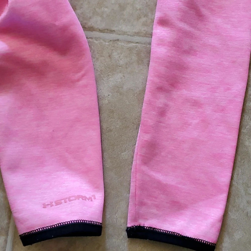 Girls Pink Under Armour Hoodie. - Picture 5 of 5